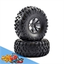 FTX Outlaw Gomme montate su cerchio nero (2) - FTX8335B