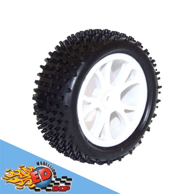 FTX Vantage gomme anteriori BUGGY montate su cerchio BIANCO (2) - FTX6300W