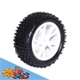 FTX Vantage gomme anteriori BUGGY montate su cerchio BIANCO (2) - FTX6300W