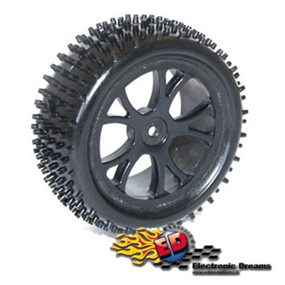 FTX Vantage gomme anteriori BUGGY montate su cerchio NERO (2) - FTX6300B