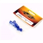 Yeah Racing Dado Frenato in alluminio 4mm (10) 7.0 BLU2 - LN-M4-BU