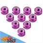 Yeah Racing Dado Frenato in alluminio 4mm (10) 7.0 FUCSIA - LN-M4-PP