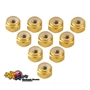 Yeah Racing Dado Frenato in alluminio 4mm (10) 7.0 GOLD - LN-M4-GD