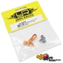 Yeah Racing Colonnine supporto servo regolabili in alluminio ORANGE2 - YA-0538OR