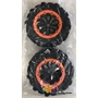 E6 III gomme 7.1" montate su cerchi neri - 505252BK