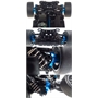 Yeah Racing fuselli posteriori 2 gradi convergenza in alluminio BLU x Tamiya TT-02 (2)2 - TT02-007-2BU