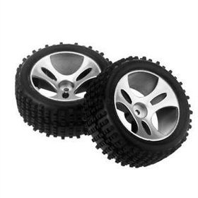 RK Ruote per Auto Buggy 1/18 Cerchi + Gomme (2) RK Ruote per Auto Buggy 1/18 Cerchi + Gomme (2) - A959-01