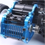 Yeah Racing supporto motore in alluminio con raffreddamento in alluminio BLU x Tamiya M064 - M06-013BU