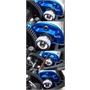 Yeah Racing supporto motore regolabile in alluminio BLU x Tamiya TT-022 - TT02-013BU