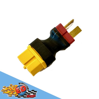 Connettore adattatore TPLUG MASCHIO a XT60 FEMMINA (1) - ED-TPLUGM-XT60F