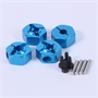 Yeah Racing trascinatori ruote in alluminio BLU x modelli 1/10 spessore 6mm (4) - WA-016BU