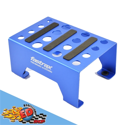 FASTRAX Supporto modello alto in alluminio anodizzato BLU - FAST410B