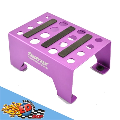 FASTRAX Supporto modello alto in alluminio anodizzato VIOLA - FAST410P