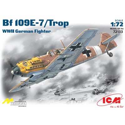 ICM AEREO BF 109E-7/TROP 1:72 - ICM72133