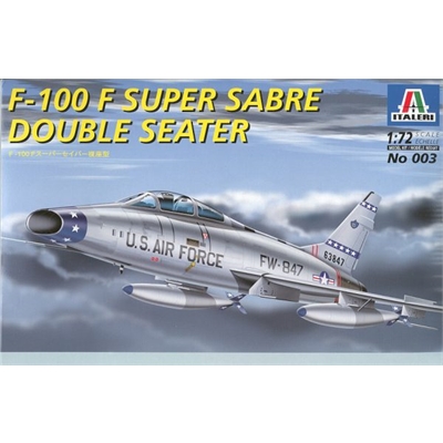 ITALERI AEREO F100 F SUPER SABRE DOUBLE SEATER 1:72 - IT003