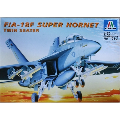 ITALERI AEREO F/A 18F SUPER HORNET TWIN SEATER 1:72 - IT093