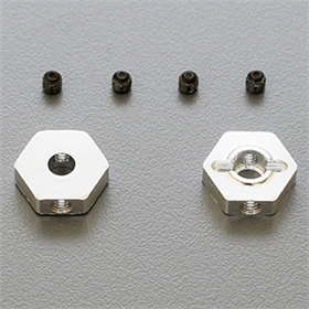 Trascinatori ruote Offset -0.75mm Alluminio (2) - Hex Wheel Hub Offset -0.75mm Alu (2pcs) Trascinatori ruote Offset -0.75mm Alluminio (2) - Hex Wheel Hub Offset -0.75mm Alu (2pcs) - R102070