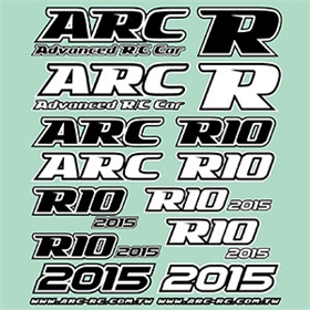 ARC R10 2015 Adesivi Carrozzeria - ARC R10 2015 Decal ARC R10 2015 Adesivi Carrozzeria - ARC R10 2015 Decal - R109045