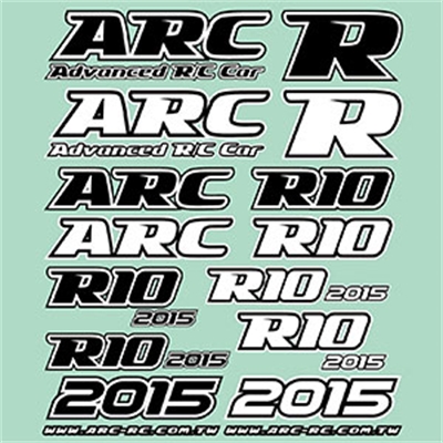 ARC R10 2015 Adesivi Carrozzeria - ARC R10 2015 Decal - R109045