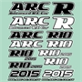 ARC R10 2015 Adesivi Carrozzeria - ARC R10 2015 Decal - R109045