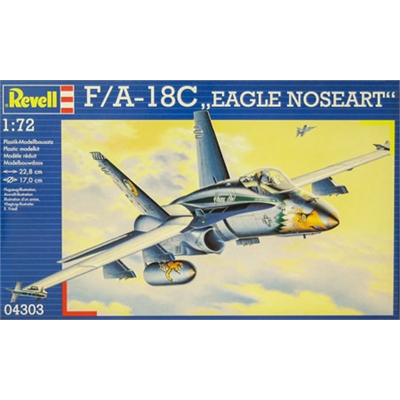 REVELL AEREO F/A-18C EAGLE NOSEART 1:72 - REV04303