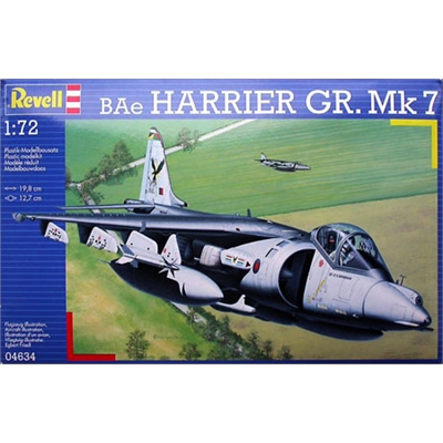 REVELL AEREO BAE HARRIER GR MK7 1:72 - REV04634