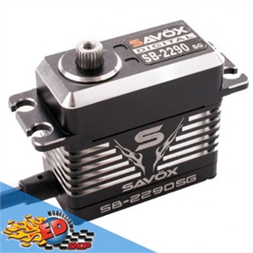 SAVOX SB-2290 Servo digitale Brushless cassa in alluminio 7.4V. 55kg 0.13sec. SAVOX SB-2290 Servo digitale Brushless cassa in alluminio 7.4V. 50kg 0.11sec. - SV2290SG