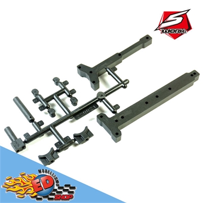 S-Workz S14-3 Plastic Strut Chassis Front+Rear - SW220021