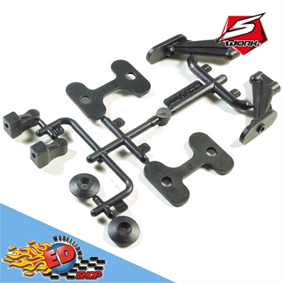 SWORKz S12-2 Rear Wing Mount Set - SW220044