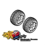 S-Workz Fox44 Gomme+cerchi Desert Nero/Rosso (2) - SWD10B05SBA06RE