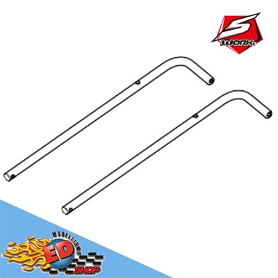 S-Workz FOX44 main roll bars RED - SWEL1681RE