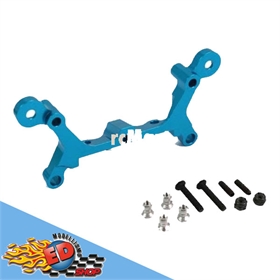 Yeah Racing Supporto Ammortizzatori Anteriore in Alluminio BLU x Tamiya TA01, TA02 Yeah Racing Supporto Ammortizzatori Anteriore in Alluminio BLU x Tamiya TA01, TA02 - TA01-008BU