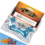 Yeah Racing Supporto Ammortizzatori Anteriore in Alluminio BLU x Tamiya TA01, TA022 - TA01-008BU