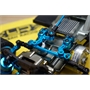 Yeah Racing kit leveraggio sterzo in alluminio su cuscinetti x Tamiya M05 M06 BLU2 - TAMC-006BU