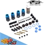 Yeah Racing set ammortizzatori 50mm per 1/10 DRIFT SPEC (4) BLU - TATT-022BU