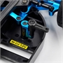 Yeah Racing Aliminium 7075 plastic anti tweak battery holder x Tamiya TT01 TT023 - TATT-055BU