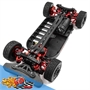 Yeah Racing Rapid Performance kit conversione in Alluminio ROSSO x Tamiya TT01 TT01E2 - TATT-S05RD