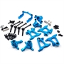 Yeah Racing Essential Kit in alluminio BLU x Tamiya TT02 - TT02-S01