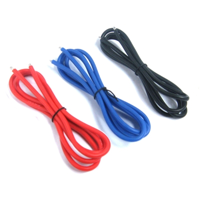 Yeah Racing cavo silicone 16AWG (60cm.) NERO/BLU/ROSSO - WPT-0032