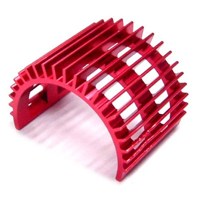 Yeah Racing dissipatore radiale in alluminio per motori 540 ROSSO - YA-0130RD