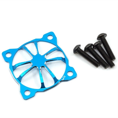 Yeah Racing 3D Claws protezione ventola in alluminio BLU 30x30mm - YA-0475BU