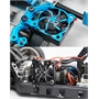 Yeah Racing 3D Claws protezione ventola in alluminio BLU 30x30mm2 - YA-0475BU