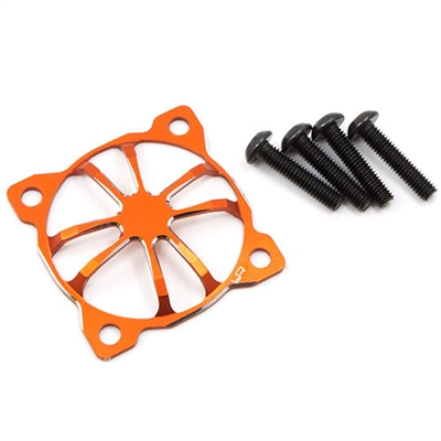 Yeah Racing 3D Claws protezione ventola in alluminio ORANGE 30x30mm - YA-0475OR