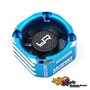 Yeah Racing Ventola con case in Alluminio con Booster 30x30 BLU - YA-0576BU