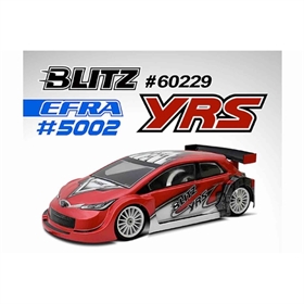 Blitz YRS 1/10 190mm FWD Touring Car Body Shell 0,7mm EFRA 5002 BL6022907_01