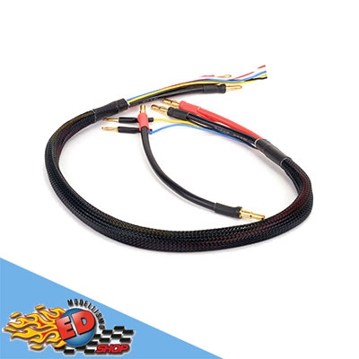 MonkeyKingRc Cavo professionale per ricarica 2 pacchi batterie 2S NERO - MK5512BK