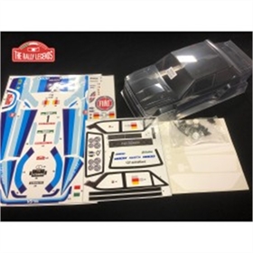 EZ RALLY carrozzeria FIAT 131 ABARTH trasparente con decals WRC EZRL2333