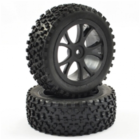 FASTRAX gomme anteriori CUBOID BUGGY cerchio Nero (2) FASTRAX gomme anteriori CUBOID BUGGY cerchio Bianco (2) - FAST0036W