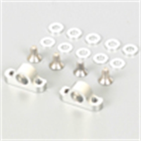 Rear Separate Suspension Bracket (1set) 0.5mm/1.0mm shim included Rear Separate Suspension Bracket (1set) 0.5mm/1.0mm shim included - R109012