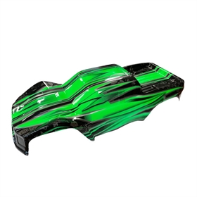 Black Bull carrozzeria verniciata 1/10 Monster Verde BB60196